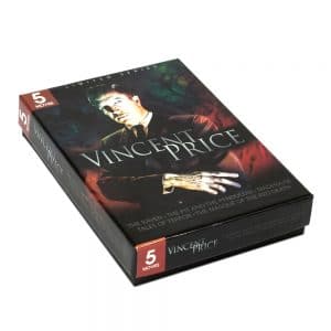 5 Movies DVD Paperboard Box Vincent Price