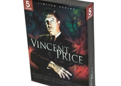 5 Movies DVD Paperboard Box Vincent Price