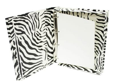 Casemade Box with Ring Metal Zebra
