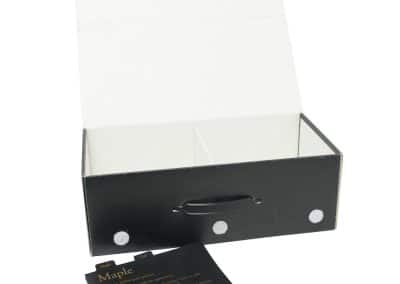 Corrugated Box with Handle and Poly Tab Dividers