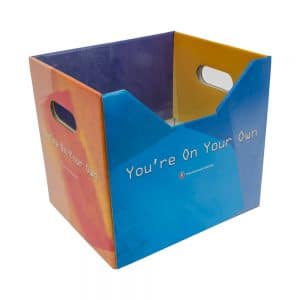 Corrugated Carry Storage Tote Box On Your Own