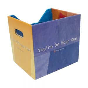 Corrugated Carry Storage Tote Box On Your Own