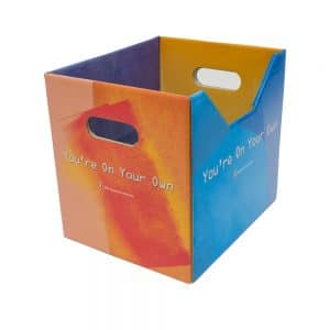 Corrugated Carry Storage Tote Box On Your Own