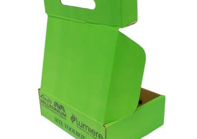 Corrugated Marketing Tool Box Kit Lumiere