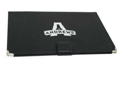 Leather Binder with Brass Corners Andrews SD538684