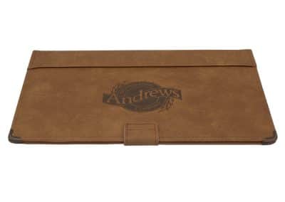 Leather Padholder Cover Burnished Andrews