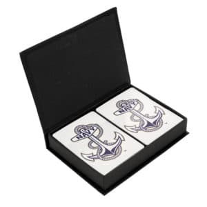 Playing Cards Navy Set Medallion Vulcan NAPCO