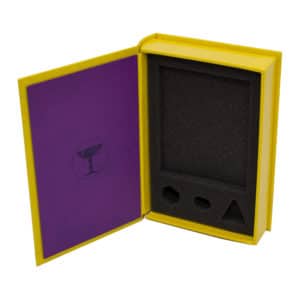 Book Style Box with Foam Die-Cut Insert